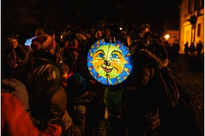 Wally Pruß Weihnachtlicher Lampionumzug durch die Greifswalder Innenstadt