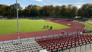 Sanierte Leichtathletikanlage im Volksstadion © Pressestelle der Universitäts- und Hansestadt Greifswald Die komplette Sanierung der Leichtathletikanlage im Greifswalder Volksstadion ist abgeschlossen