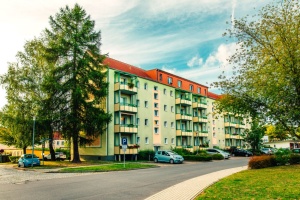 Wohnen im Ostseeviertel © Wally Pruß Wohnblock im Greifswalder Ostseeviertel