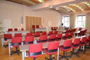Bürgerschaftssaal © Pressestelle der Universitäts- und Hansestadt Greifswald Bürgerschaftssaal im Rathaus der Universitäts- und Hansestadt Greifswald