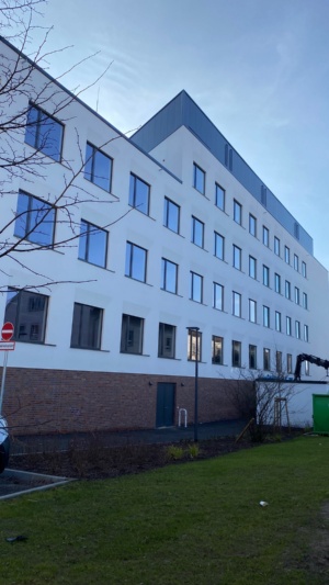 Pressestelle Außenansicht des Zentrums für Life Science und Plasmatechnologie