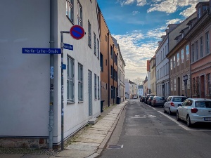 Fahrradstraße zwischen Bader- und Martin-Luther-Straße, Foto Hendrikje Baumann (2) © Hendrikje Baumann Fahrradstraße zwischen Bader- und Martin-Luther-Straße