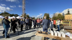 Grundsteinlegung Sporthalle 2, Foto Pressestelle (7) © Pressestelle Grundsteinlegung Sporthalle 2