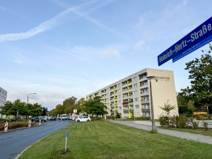 Heinrich-Hertz-Straße vor Baubeginn (c) Pressestelle © Pressestelle Heinrich-Hertz-Straße vor Baubeginn