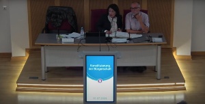 Screenshot Konstituierung der Bürgerschaft 01.07.2024 © UHGW Screenshot aus dem Livestream zur Konstituierung der Bürgerschaft 01.07.2024