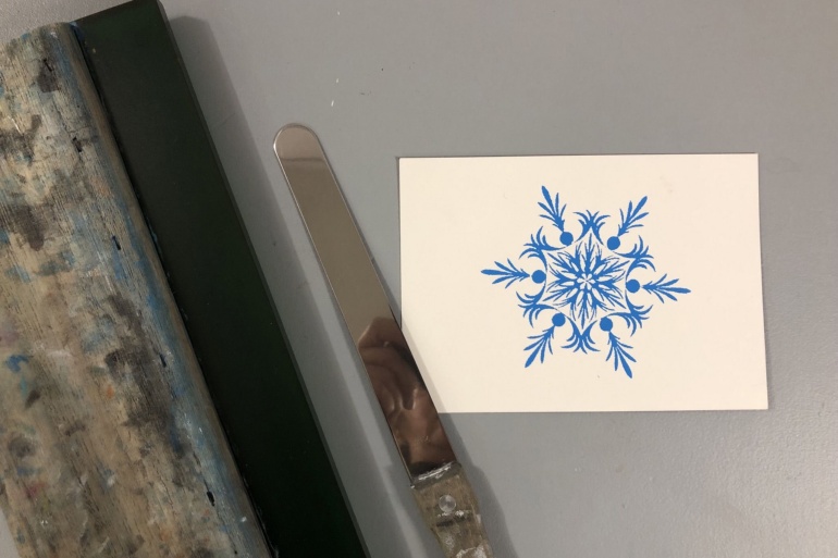 Siebdruck in der Ferienwerkstatt