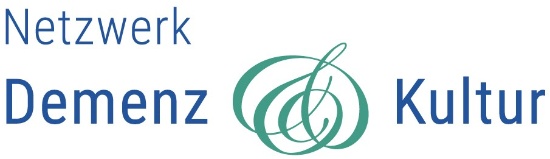 Logo des Greifswalder Netzwerkes Demenz und Kultur mit einem verschnörkelten &-Zeichen