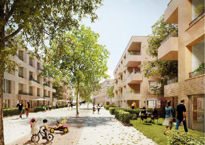 Quartier Hafenstraße, B-Plan 55, Foto BE Architekten Berlin © BE Architekten Berlin Bild