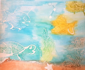 Das Gold-Königreich-Paradies © Lena, 6 Jahre, Hanse-Kinder Bild