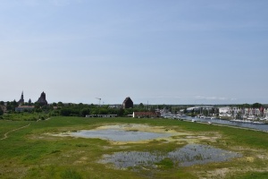 Richtfest Stadtarchiv Juni 2019, Foto Pressestelle (36) © Pressestelle Blick auf den B-Plan 55 vom Stadtarchiv aus