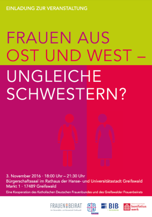 Veranstaltungsplakat Ost-West-Schwestern © Veranstalter Bild