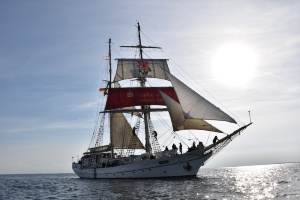 Segeltörn mit Studierenden 2019 (12) © Pressestelle Die GREIF unter Segeln