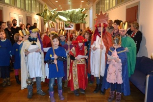 Sternsinger 2018, Foto Pressestelle (9) - Kopie © Pressestelle Sternsinger im Rathaus 2018