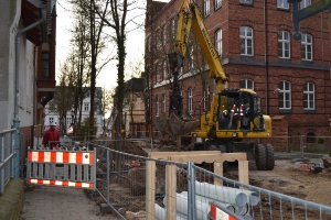 Umgestaltung Martin-Luther-Straße, Stand Januar 2018, Foto Pressestelle (2) - Kopie © Pressestelle Bauarbeiten in der Martin-Luther-Straße im Januar 2018