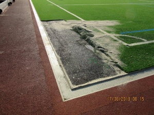 Vandalismus am Sportplatz Dubnaring, Foto Immobilienverwaltungsamt (3) © Immobilienverwaltungsamt Vandalismus am Sportplatz Dubnaring