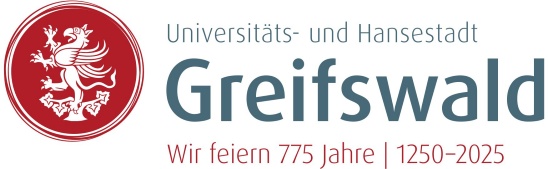 Logo 775 Jahre Greifswald