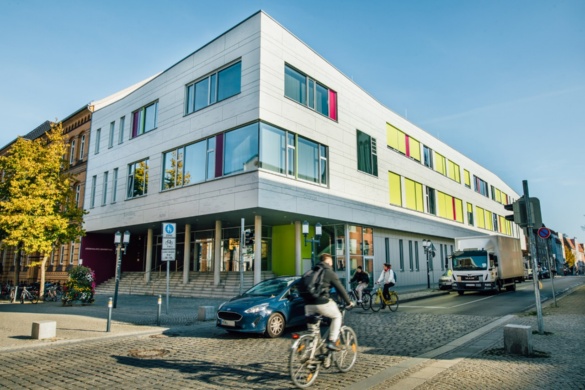 Blick auf die Kollwitz Grundschule