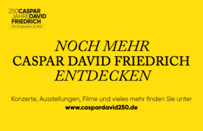 Mehr CDF entdecken Noch mehr Caspar David Friedrich entdecken